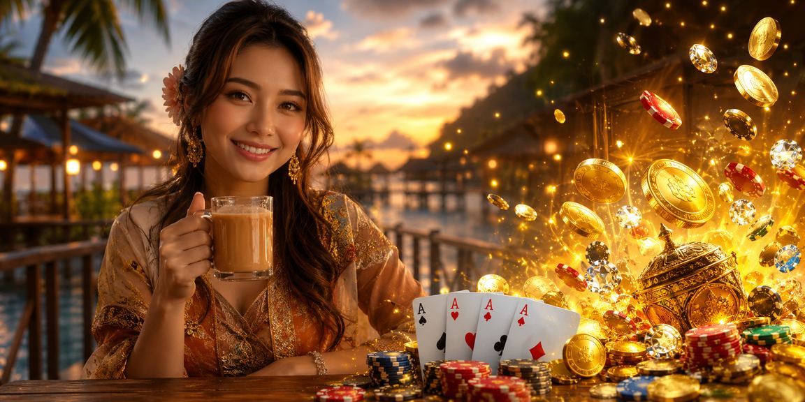 Permainan kad Teen Patti gaya Melayu Sabah dalam suasana pesta